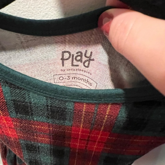 Little Sleepies- Tartan Twirl Dress with Bodysuit - Picture 3 of 3